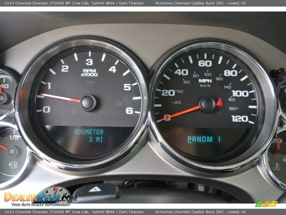 2014 Chevrolet Silverado 2500HD WT Crew Cab Summit White / Dark Titanium Photo #12