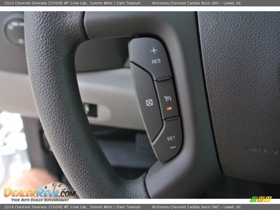 2014 Chevrolet Silverado 2500HD WT Crew Cab Summit White / Dark Titanium Photo #14
