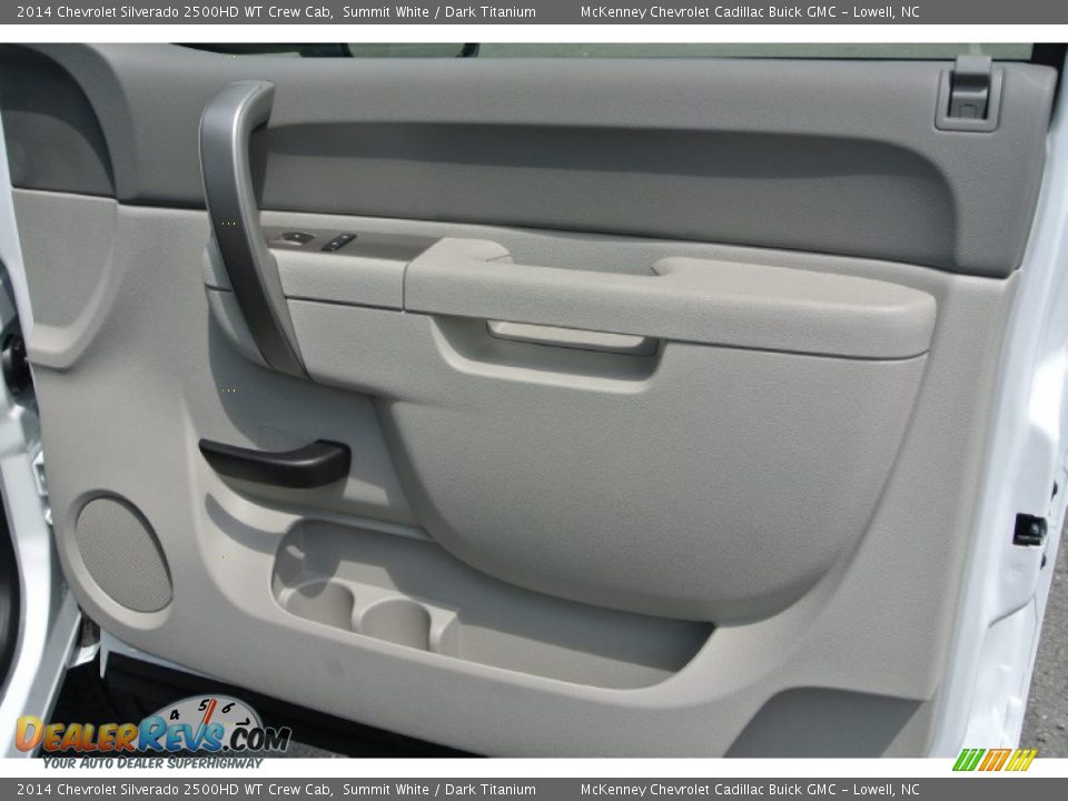 2014 Chevrolet Silverado 2500HD WT Crew Cab Summit White / Dark Titanium Photo #18