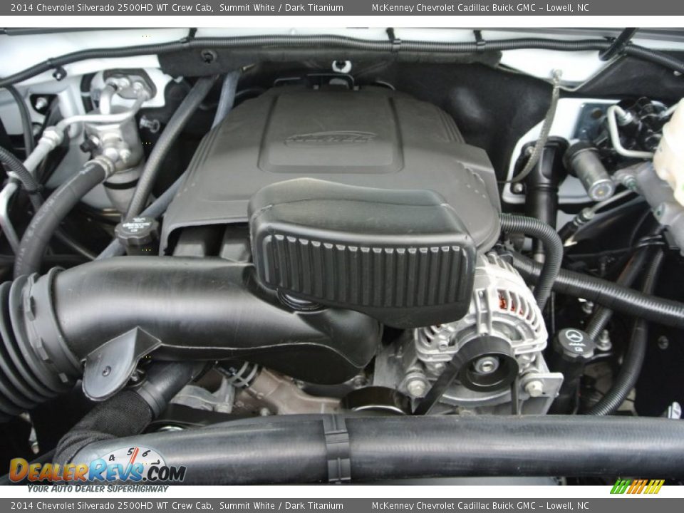 2014 Chevrolet Silverado 2500HD WT Crew Cab Summit White / Dark Titanium Photo #20