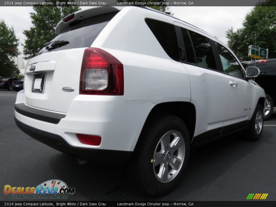 2014 Jeep Compass Latitude Bright White / Dark Slate Gray Photo #3