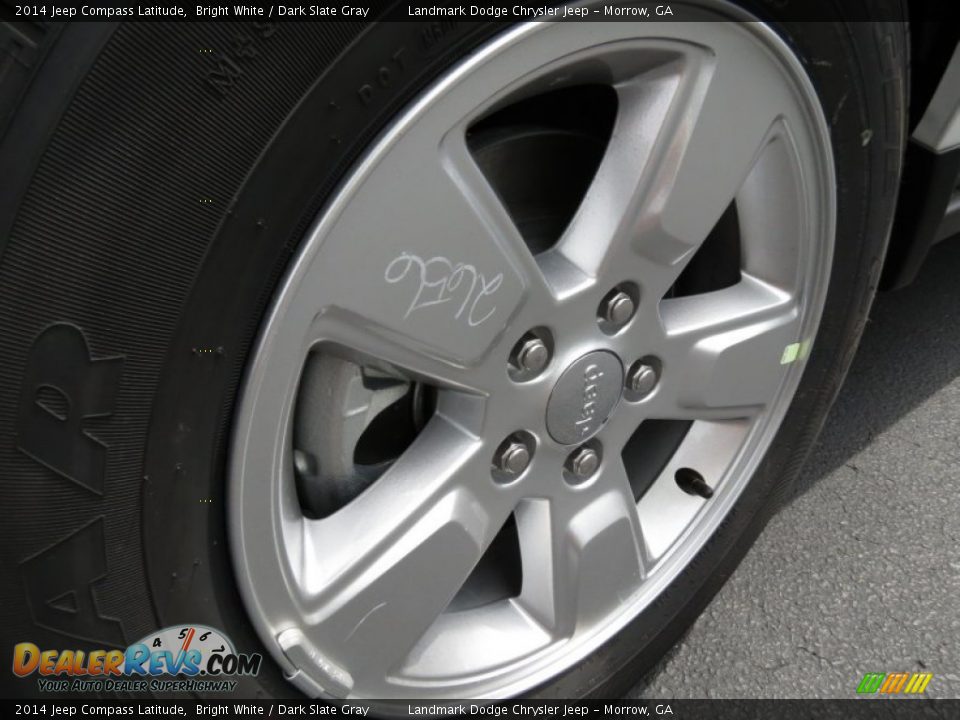 2014 Jeep Compass Latitude Bright White / Dark Slate Gray Photo #5