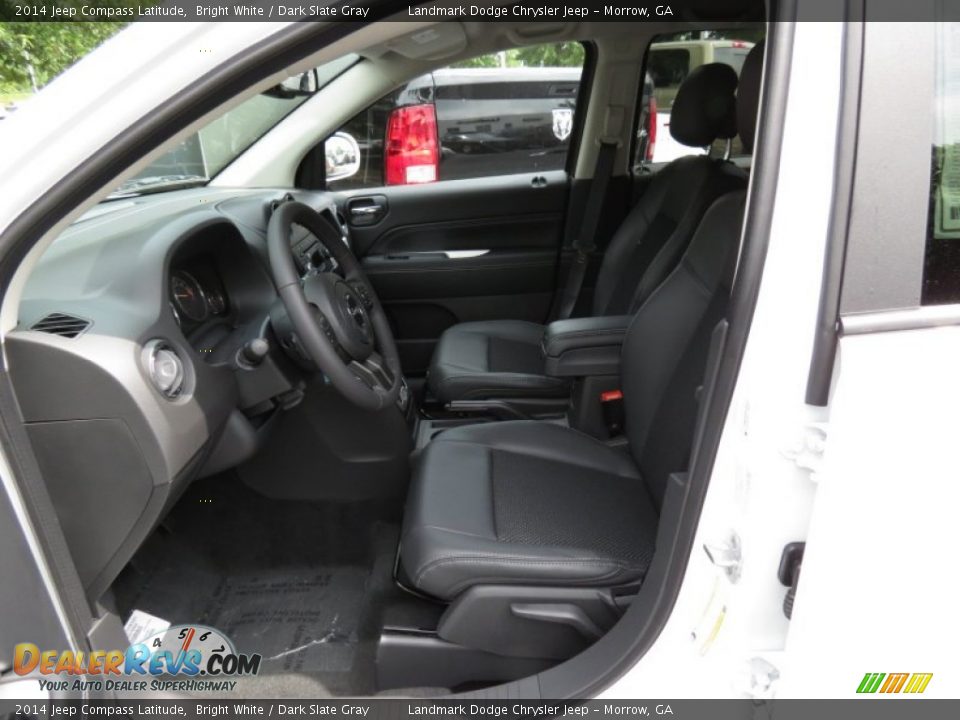 2014 Jeep Compass Latitude Bright White / Dark Slate Gray Photo #6