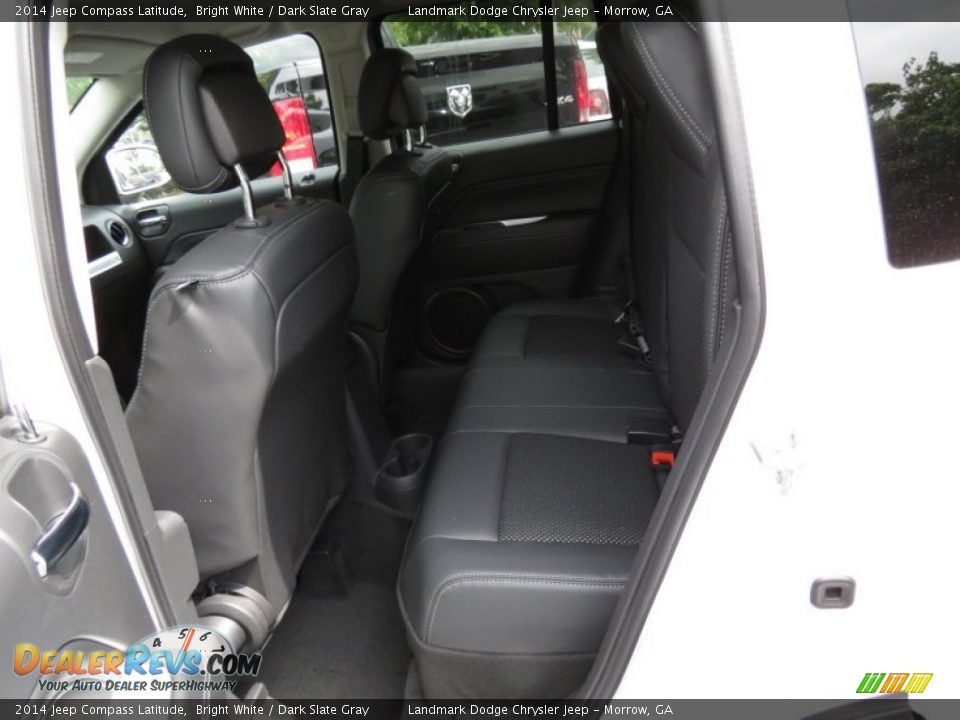 2014 Jeep Compass Latitude Bright White / Dark Slate Gray Photo #7