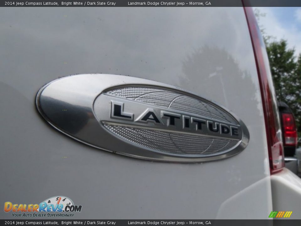 2014 Jeep Compass Latitude Bright White / Dark Slate Gray Photo #9