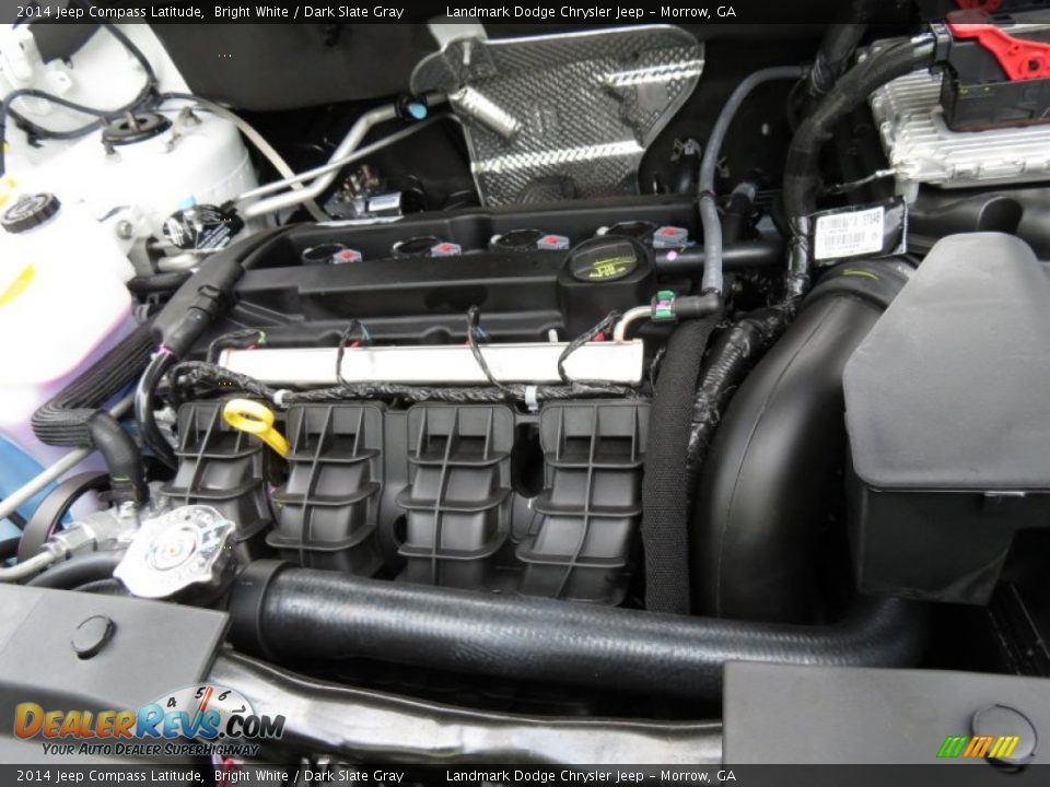 2014 Jeep Compass Latitude Bright White / Dark Slate Gray Photo #10