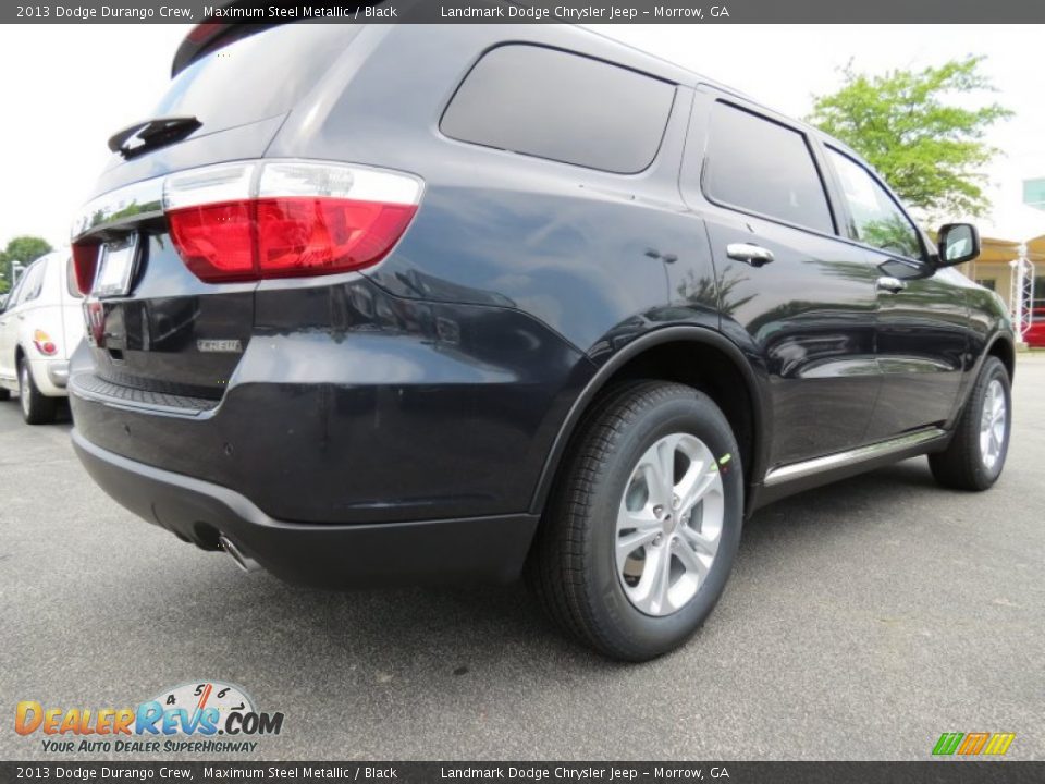 2013 Dodge Durango Crew Maximum Steel Metallic / Black Photo #3