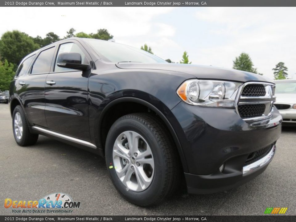 2013 Dodge Durango Crew Maximum Steel Metallic / Black Photo #4