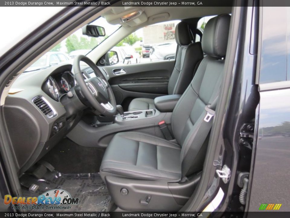 2013 Dodge Durango Crew Maximum Steel Metallic / Black Photo #6