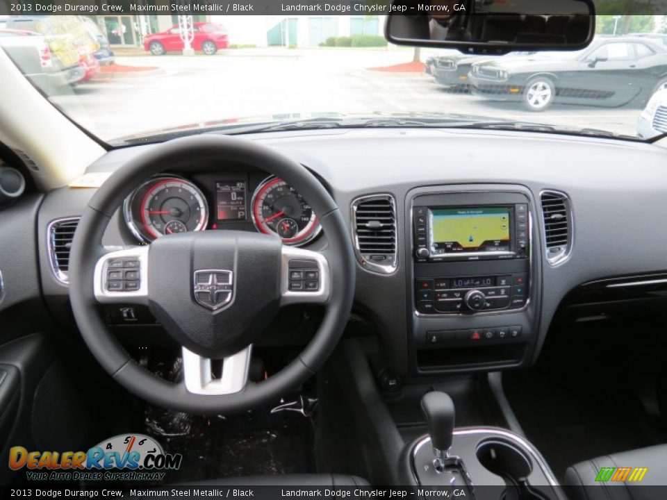 2013 Dodge Durango Crew Maximum Steel Metallic / Black Photo #8