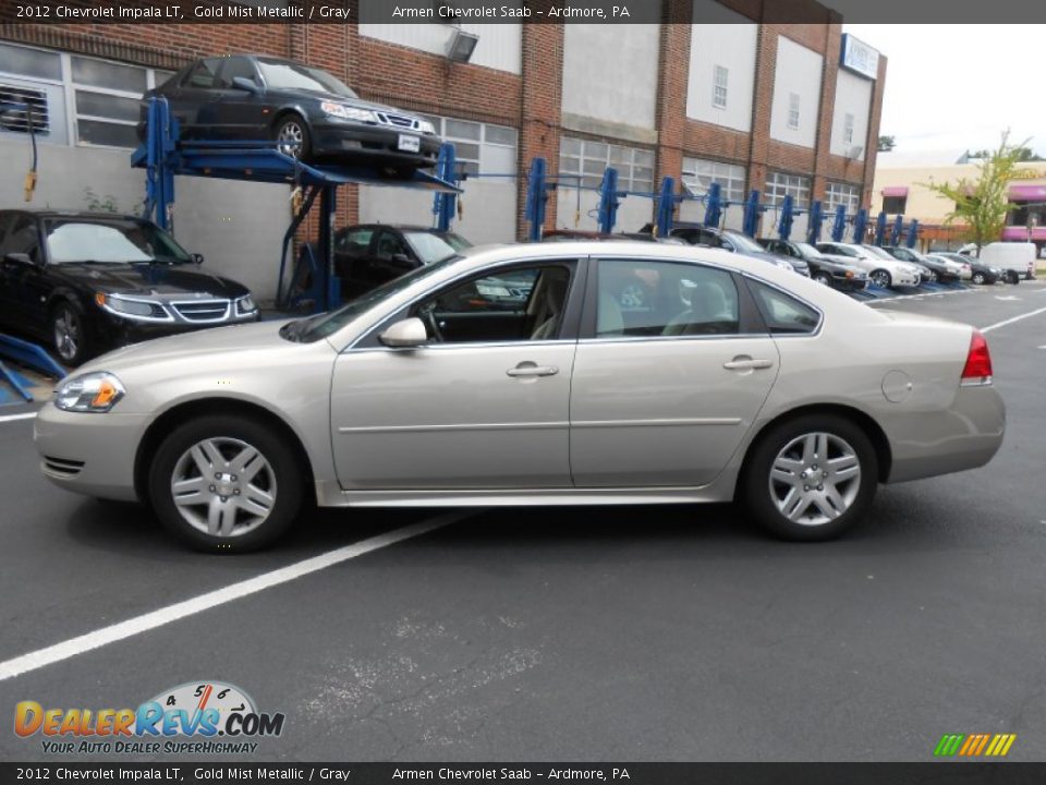 2012 Chevrolet Impala LT Gold Mist Metallic / Gray Photo #4