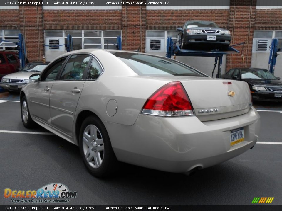 2012 Chevrolet Impala LT Gold Mist Metallic / Gray Photo #5