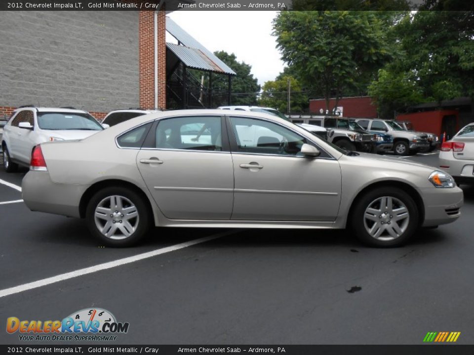 2012 Chevrolet Impala LT Gold Mist Metallic / Gray Photo #8