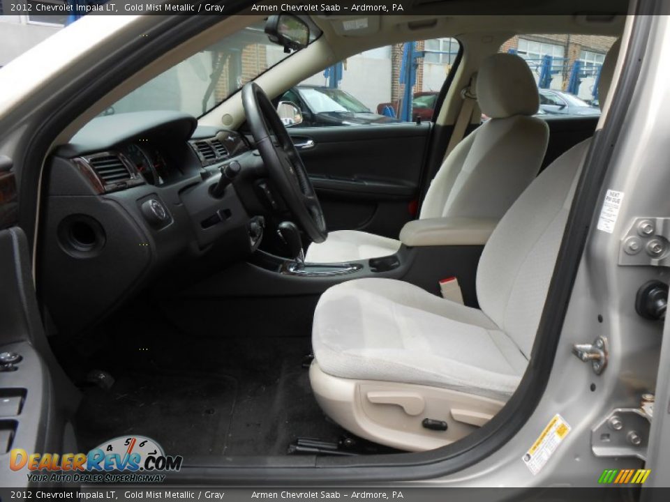 2012 Chevrolet Impala LT Gold Mist Metallic / Gray Photo #10