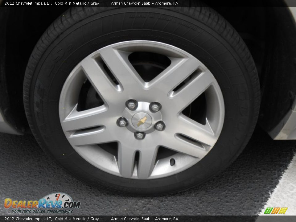 2012 Chevrolet Impala LT Gold Mist Metallic / Gray Photo #21