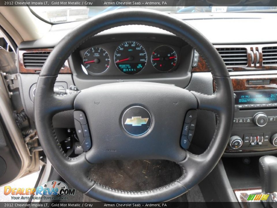 2012 Chevrolet Impala LT Gold Mist Metallic / Gray Photo #24
