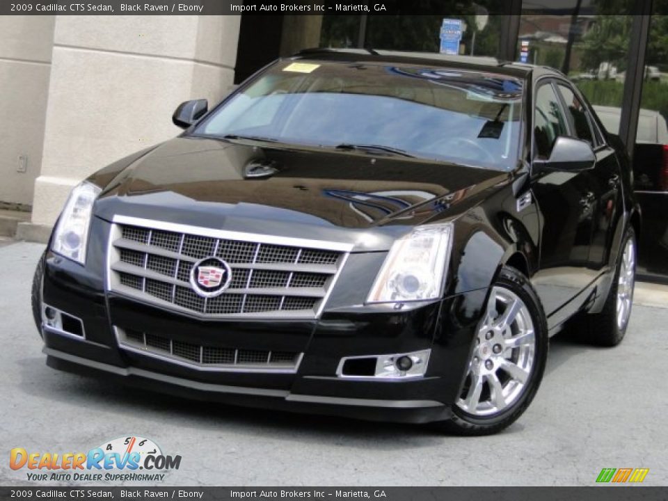 2009 Cadillac CTS Sedan Black Raven / Ebony Photo #1