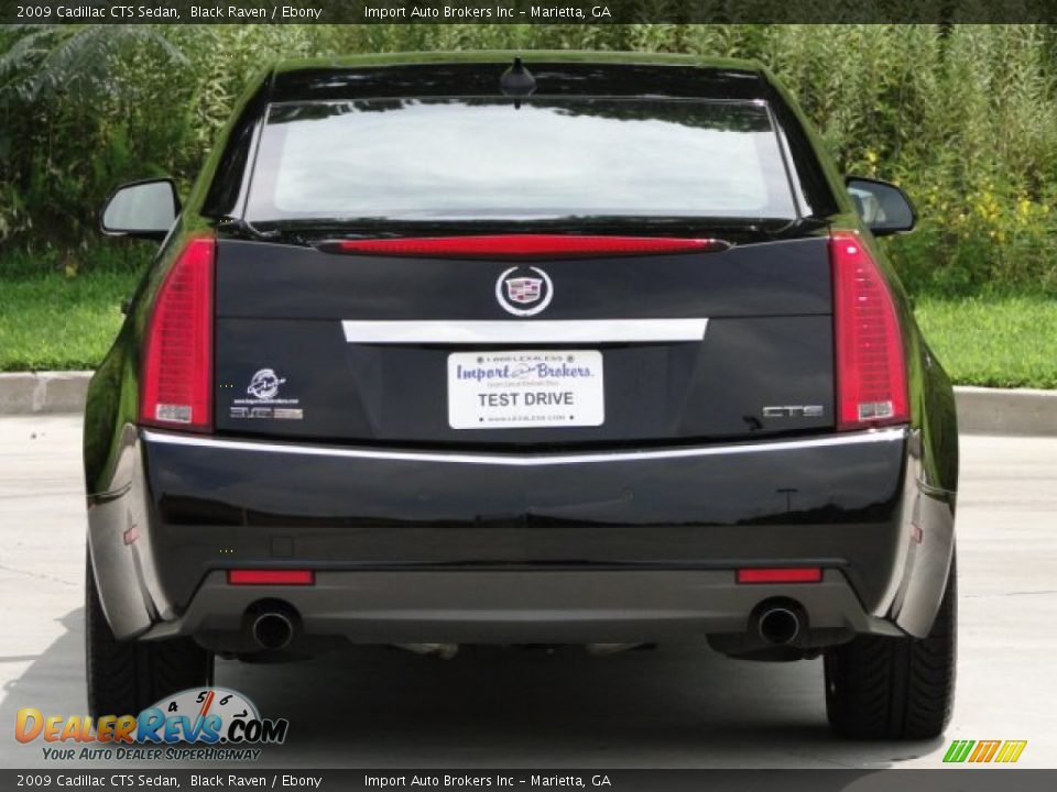 2009 Cadillac CTS Sedan Black Raven / Ebony Photo #8