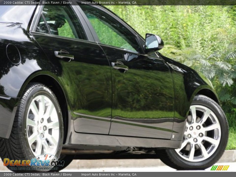 2009 Cadillac CTS Sedan Black Raven / Ebony Photo #10