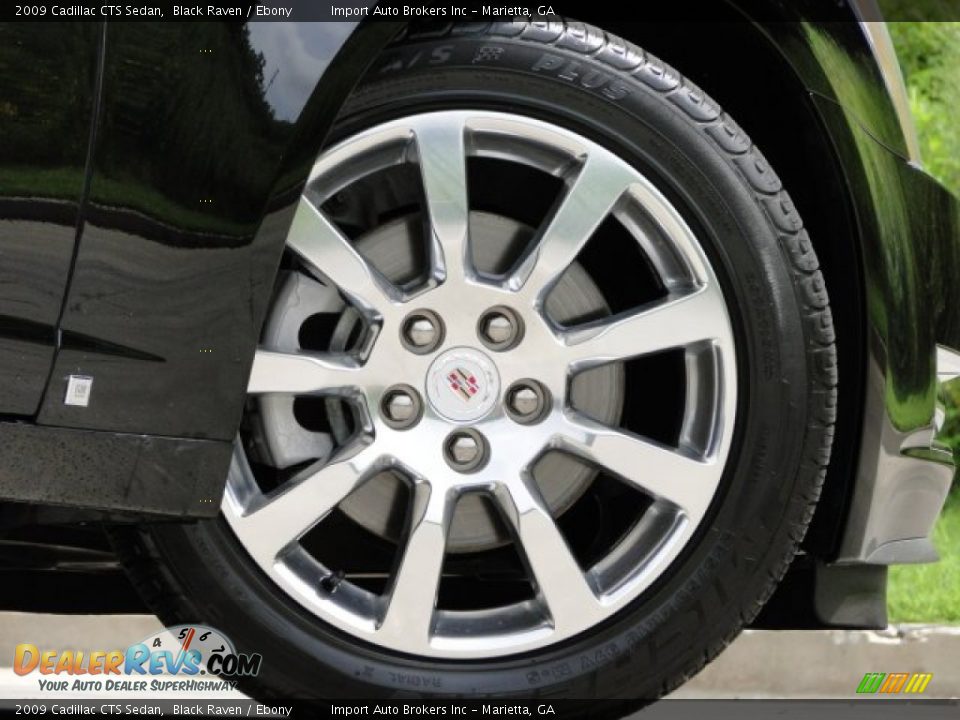 2009 Cadillac CTS Sedan Black Raven / Ebony Photo #11
