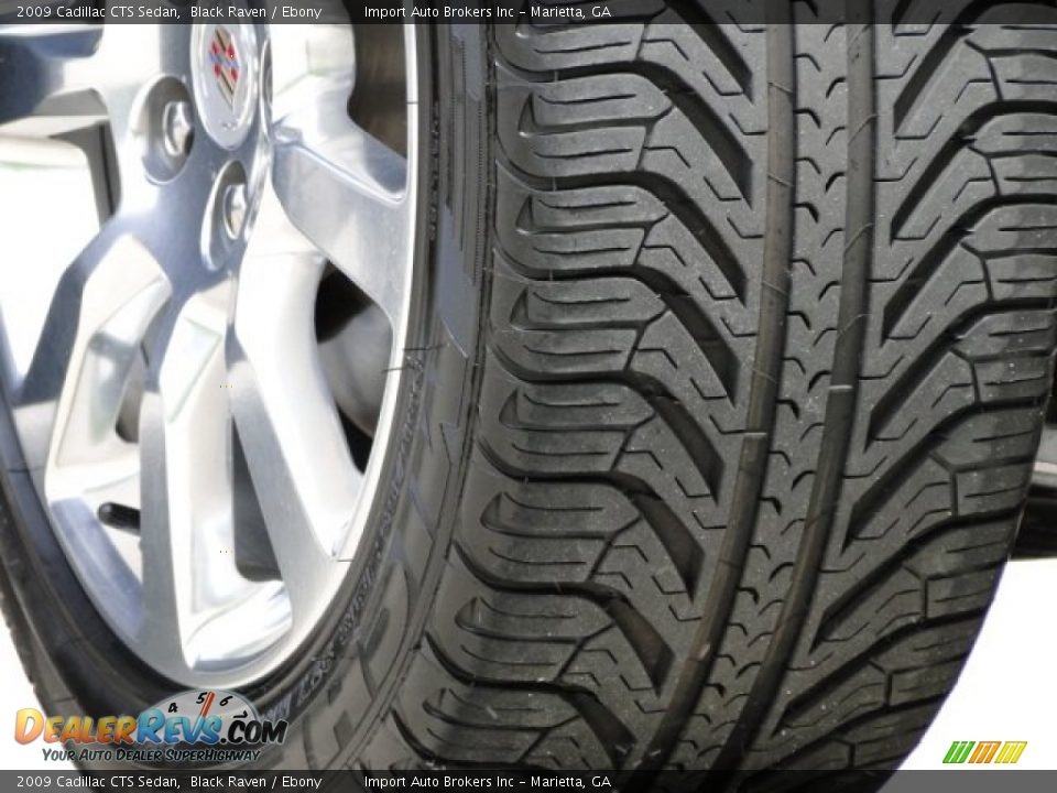 2009 Cadillac CTS Sedan Black Raven / Ebony Photo #12