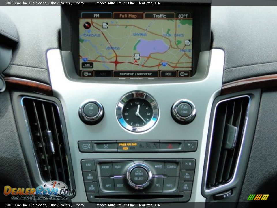 2009 Cadillac CTS Sedan Black Raven / Ebony Photo #15