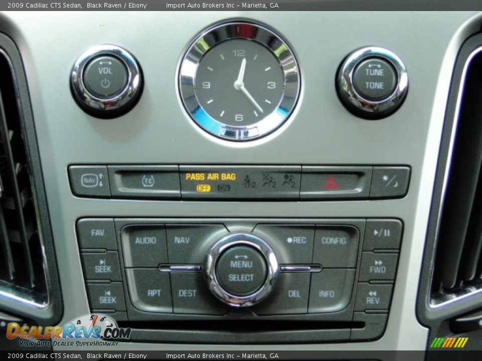 2009 Cadillac CTS Sedan Black Raven / Ebony Photo #19