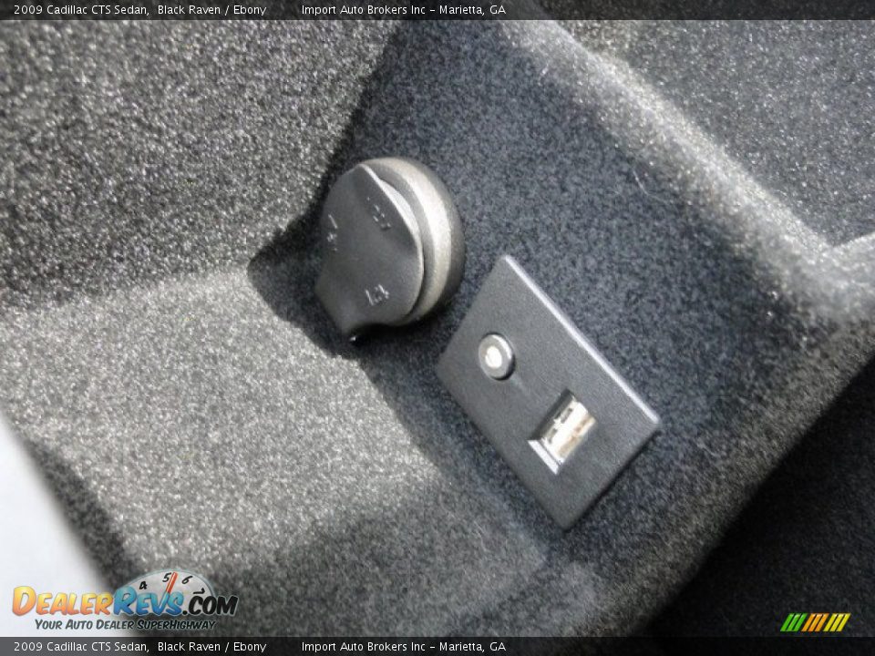 2009 Cadillac CTS Sedan Black Raven / Ebony Photo #21