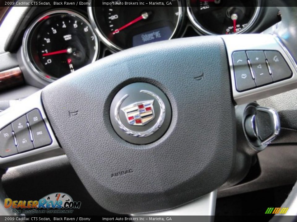 2009 Cadillac CTS Sedan Black Raven / Ebony Photo #26