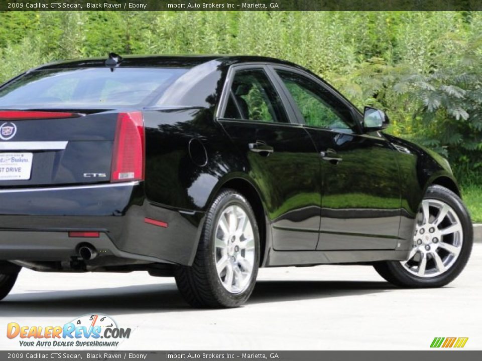 2009 Cadillac CTS Sedan Black Raven / Ebony Photo #31