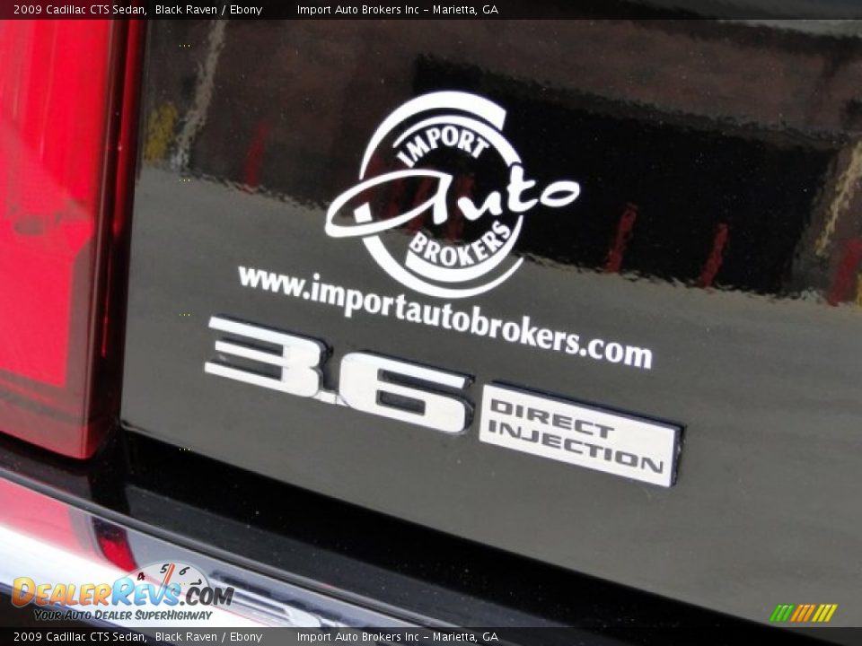 2009 Cadillac CTS Sedan Black Raven / Ebony Photo #34