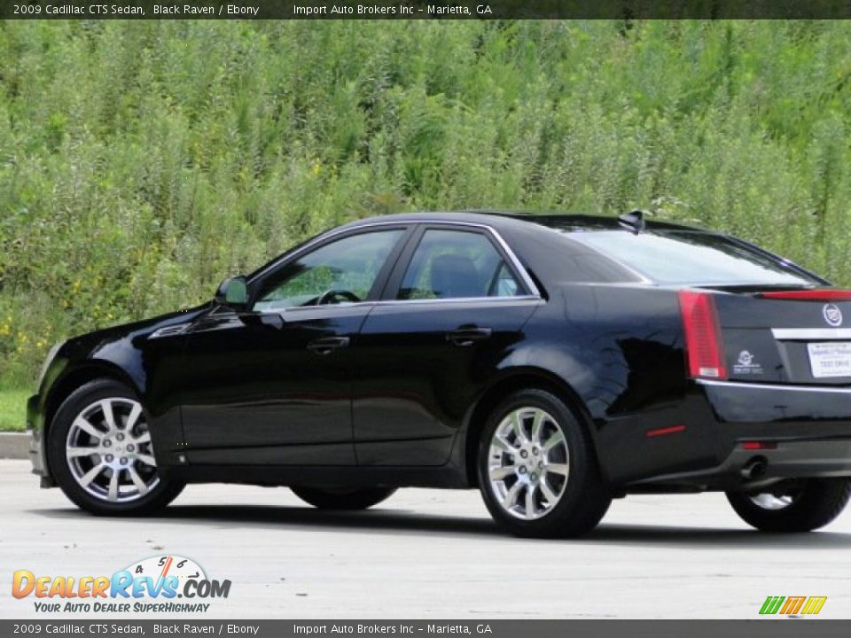 2009 Cadillac CTS Sedan Black Raven / Ebony Photo #36
