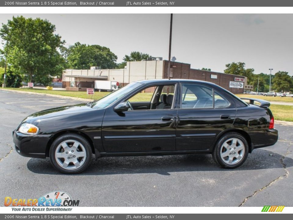 2006 Nissan Sentra 1.8 S Special Edition Blackout / Charcoal Photo #3