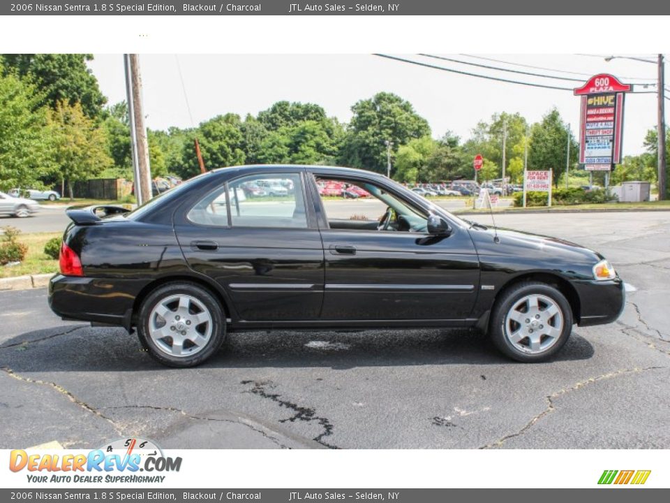2006 Nissan Sentra 1.8 S Special Edition Blackout / Charcoal Photo #6