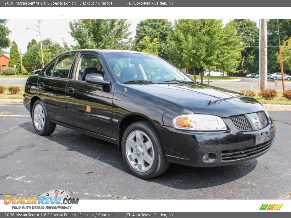 2006 Nissan Sentra 1.8 S Special Edition Blackout / Charcoal Photo #7