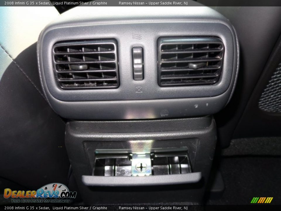 2008 Infiniti G 35 x Sedan Liquid Platinum Silver / Graphite Photo #10