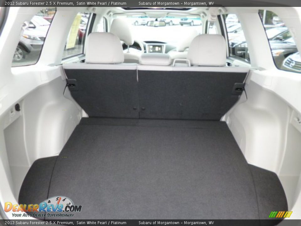 2012 Subaru Forester 2.5 X Premium Satin White Pearl / Platinum Photo #16