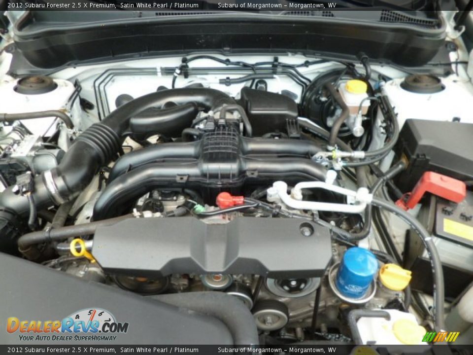 2012 Subaru Forester 2.5 X Premium Satin White Pearl / Platinum Photo #19