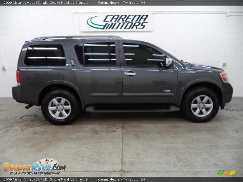 2009 Nissan Armada SE 4WD Smoke Metallic / Charcoal Photo #2