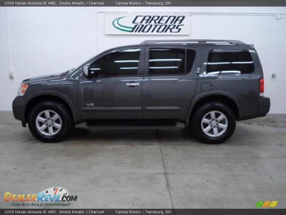 2009 Nissan Armada SE 4WD Smoke Metallic / Charcoal Photo #3