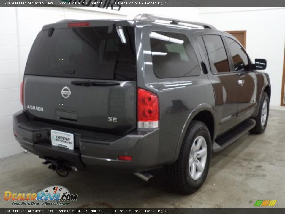 2009 Nissan Armada SE 4WD Smoke Metallic / Charcoal Photo #6