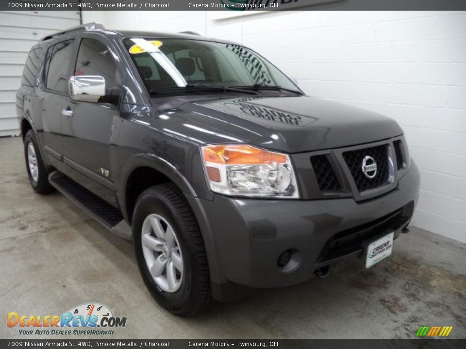 2009 Nissan Armada SE 4WD Smoke Metallic / Charcoal Photo #8