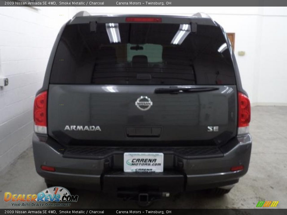 2009 Nissan Armada SE 4WD Smoke Metallic / Charcoal Photo #9