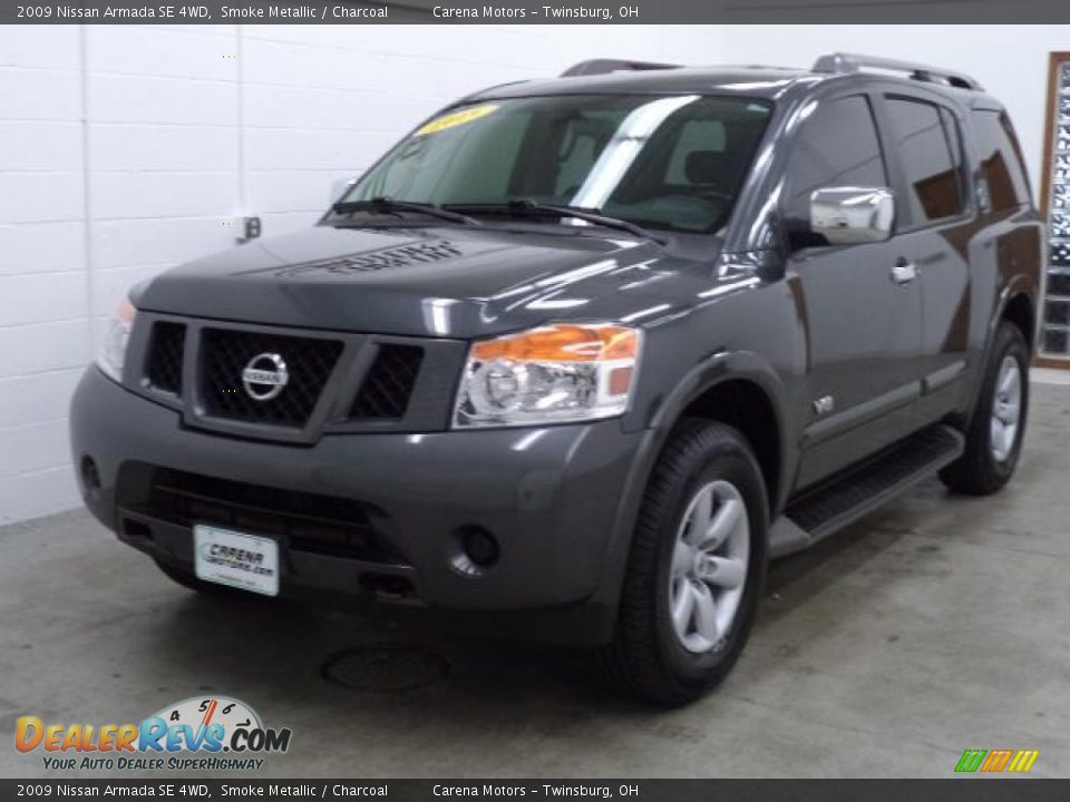 2009 Nissan Armada SE 4WD Smoke Metallic / Charcoal Photo #12