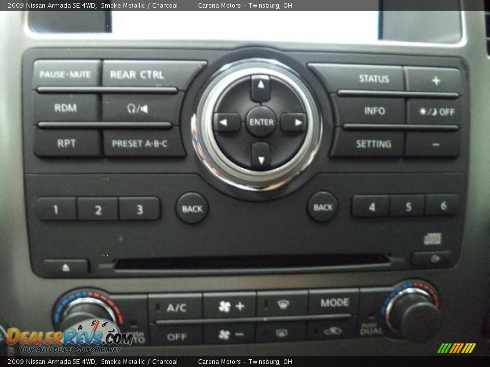 2009 Nissan Armada SE 4WD Smoke Metallic / Charcoal Photo #14