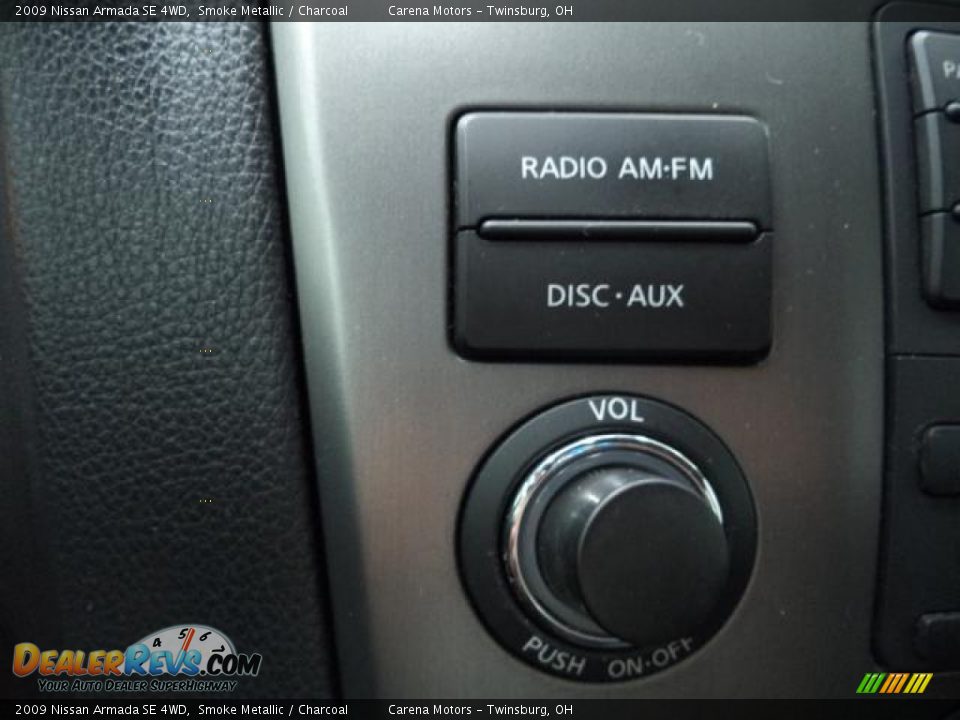 2009 Nissan Armada SE 4WD Smoke Metallic / Charcoal Photo #16