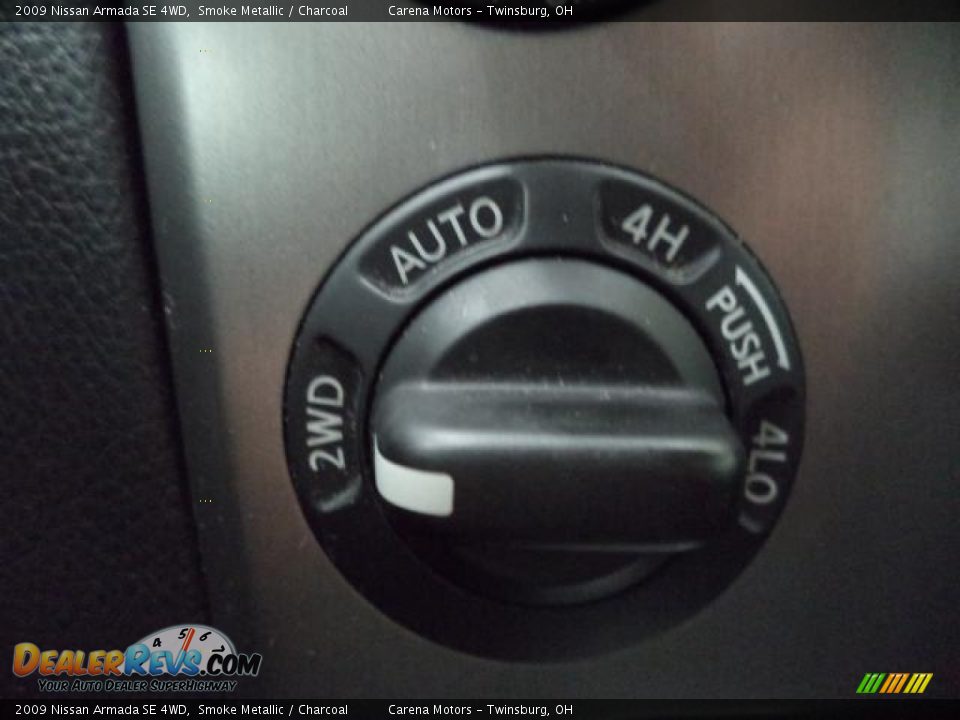 2009 Nissan Armada SE 4WD Smoke Metallic / Charcoal Photo #17