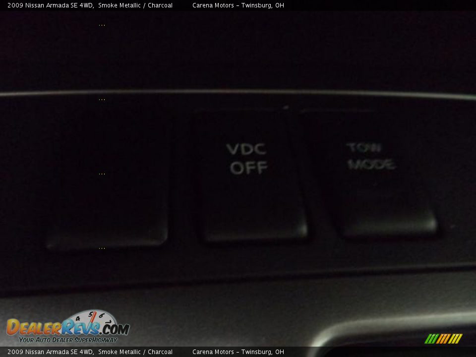 2009 Nissan Armada SE 4WD Smoke Metallic / Charcoal Photo #20