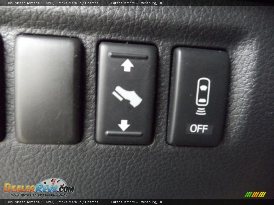 2009 Nissan Armada SE 4WD Smoke Metallic / Charcoal Photo #21