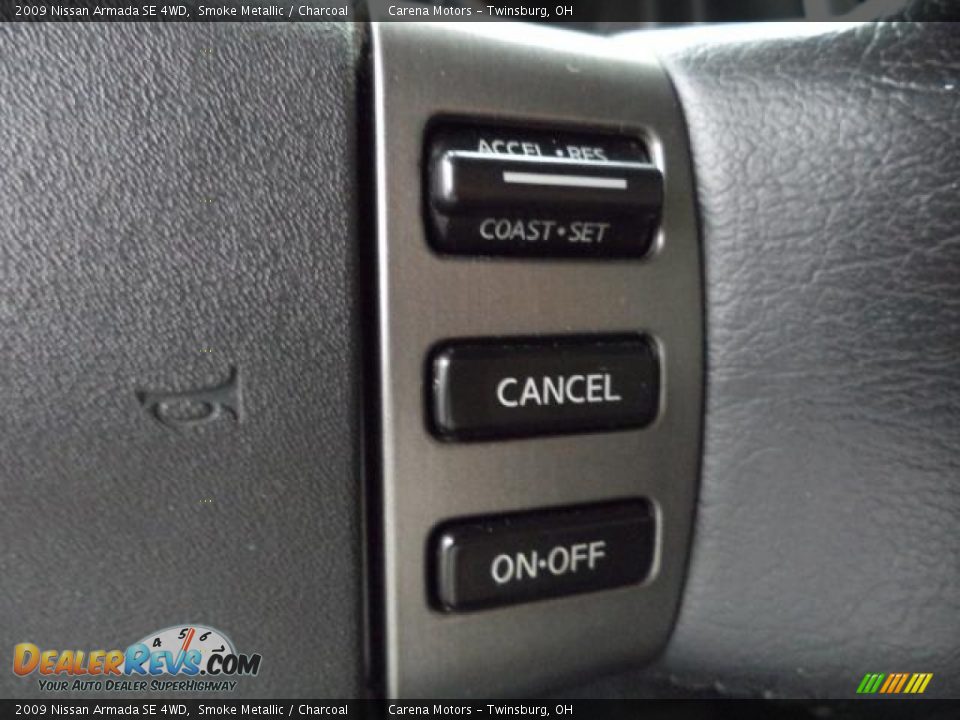 2009 Nissan Armada SE 4WD Smoke Metallic / Charcoal Photo #22